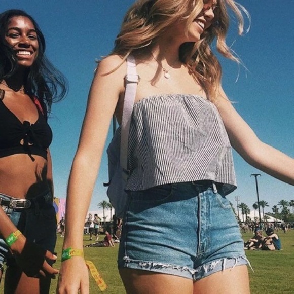 Brandy Melville Tops - Brandy Melville Striped Cassidy tube top